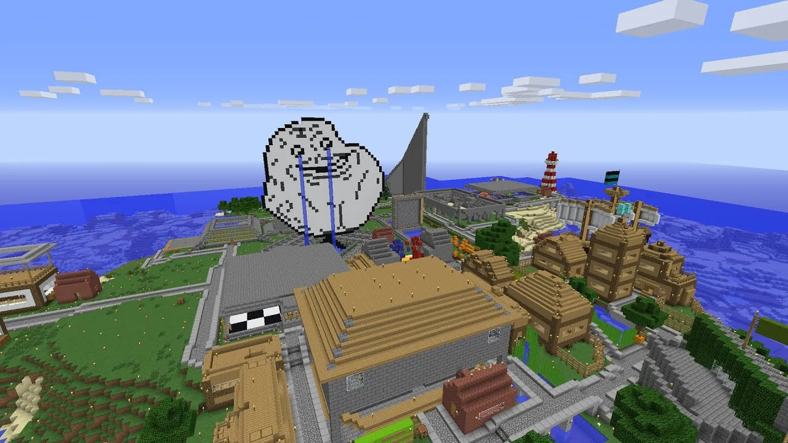 Lonely Island on 2b2t