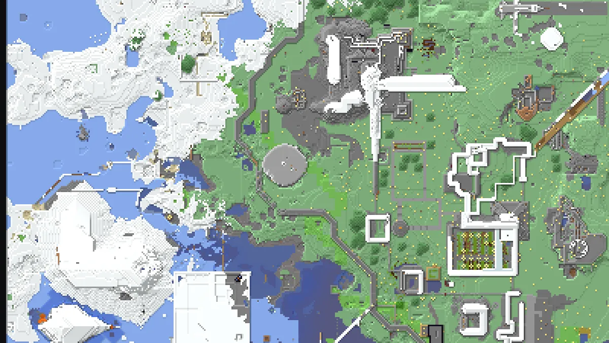 700 Base ruins on 2b2t