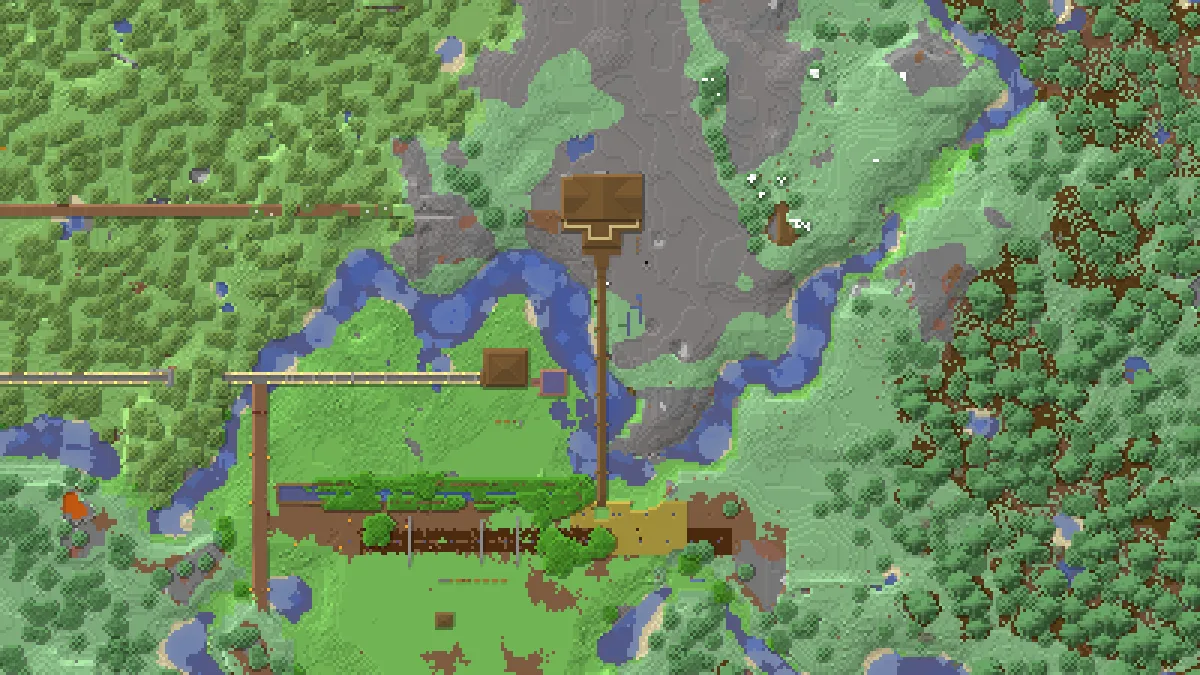 Big Burning Woody Lodge on 2b2t