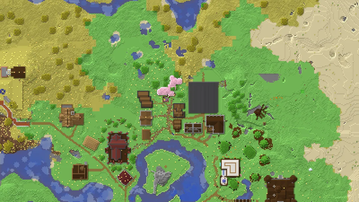 Camp Dragonhead Cliff on 2b2t