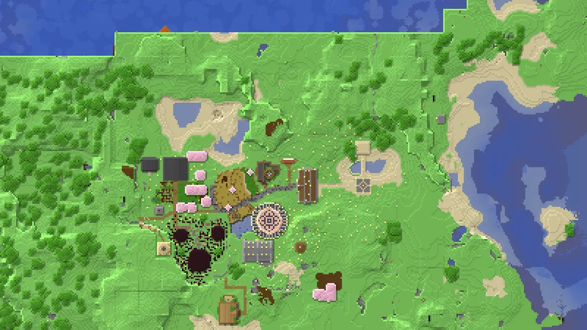 Camp Firework on 2b2t