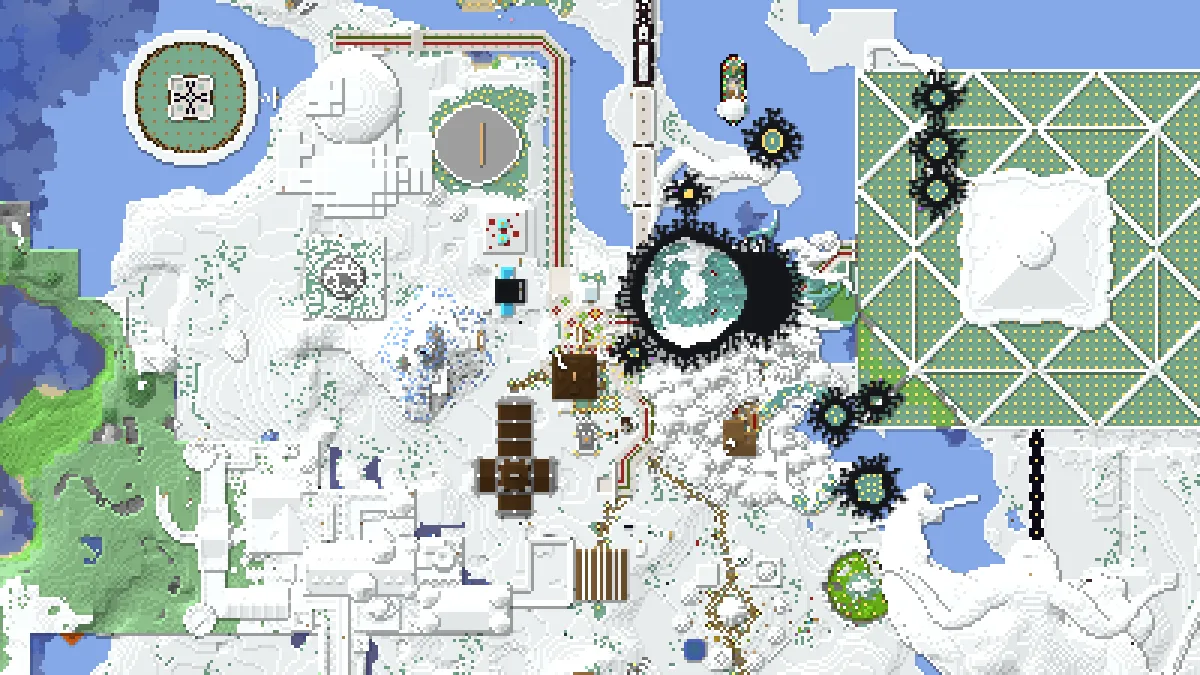Christmas Party Base on 2b2t