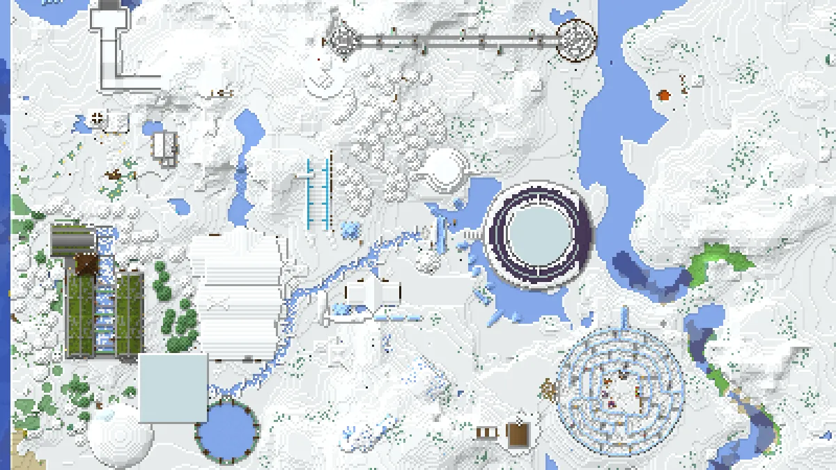 Christmas Party Base on 2b2t