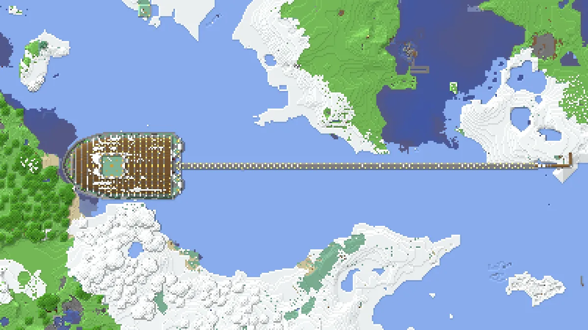 Colossus Cathedral The concept build on 2b2t