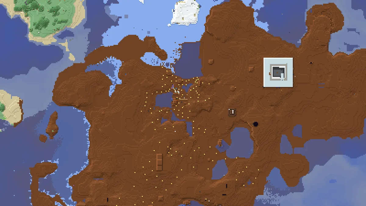 Crafting Table Biome on 2b2t