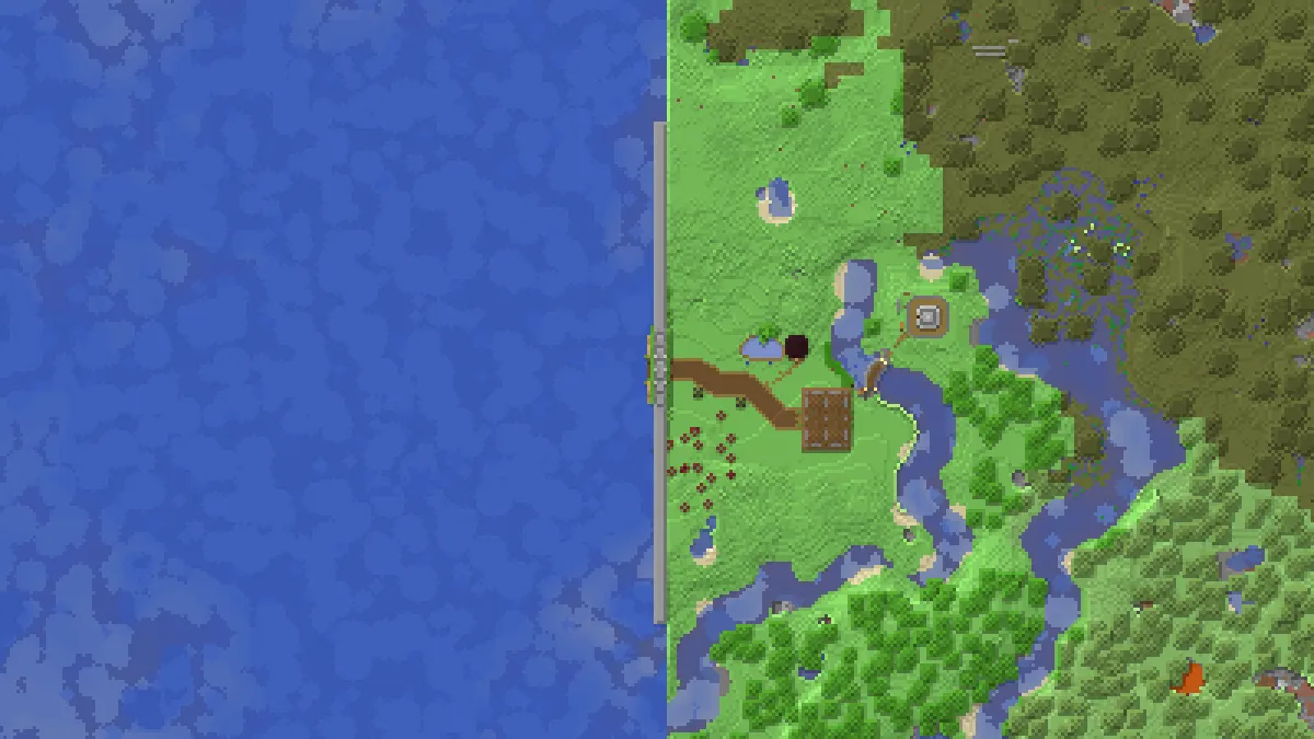 Creeper farm on 2b2t