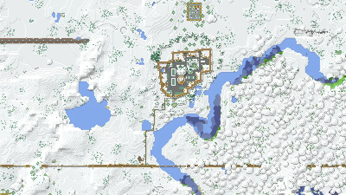 Edarks Village on 2b2t