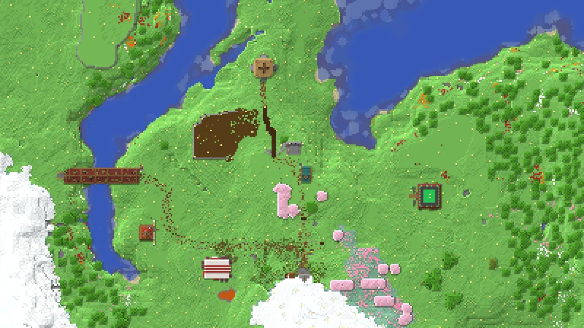 Emerald Cascade on 2b2t