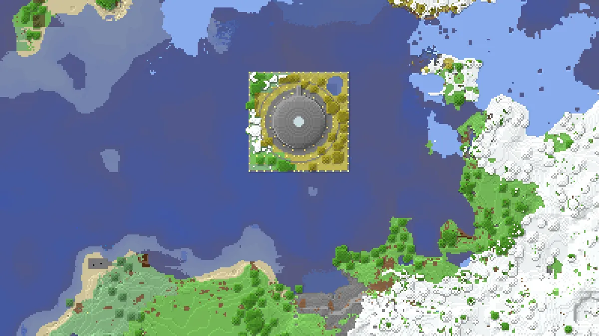 Giant Robot Head on 2b2t