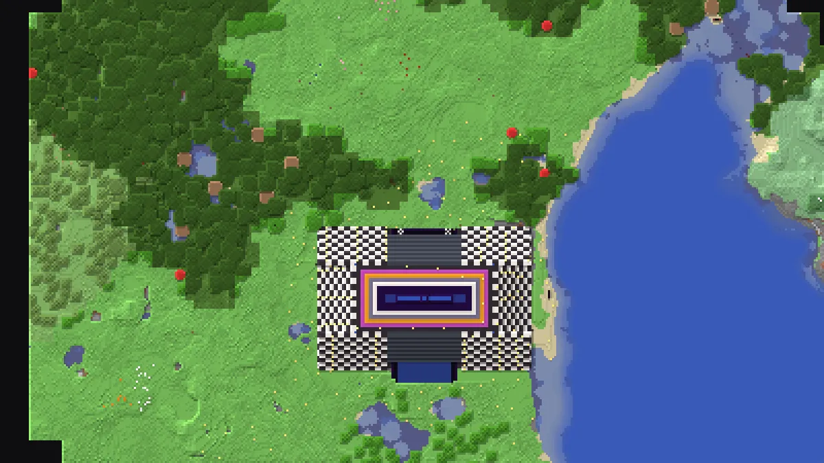 Godroster canal build at z667k on 2b2t