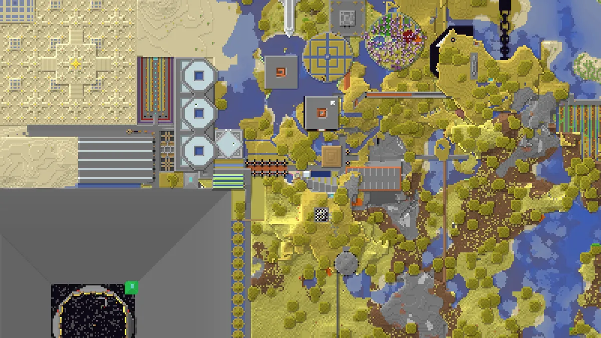 Golden Hills on 2b2t