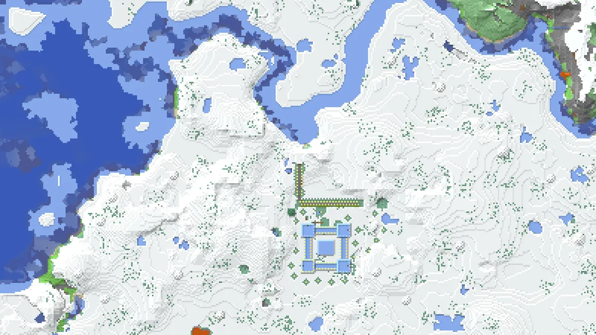 Ice Castle Spawnbase on Constantiam