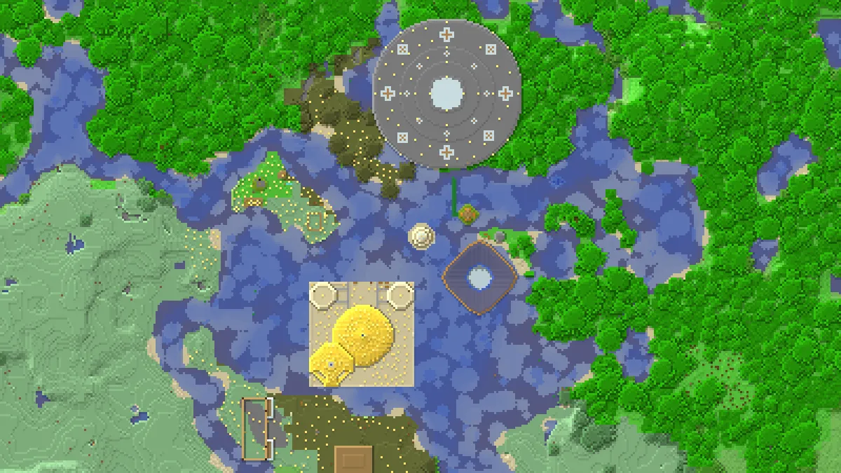 Jungle Saucer Research Station on 2b2t