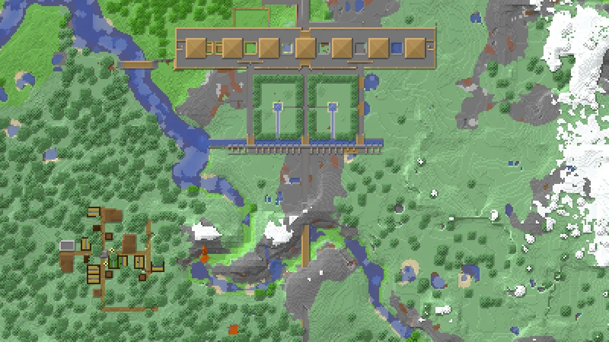 Kingdom Of The Seven Towers base on 2b2t