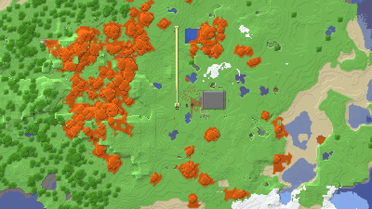 l18w11 on Lava Island on 2b2t