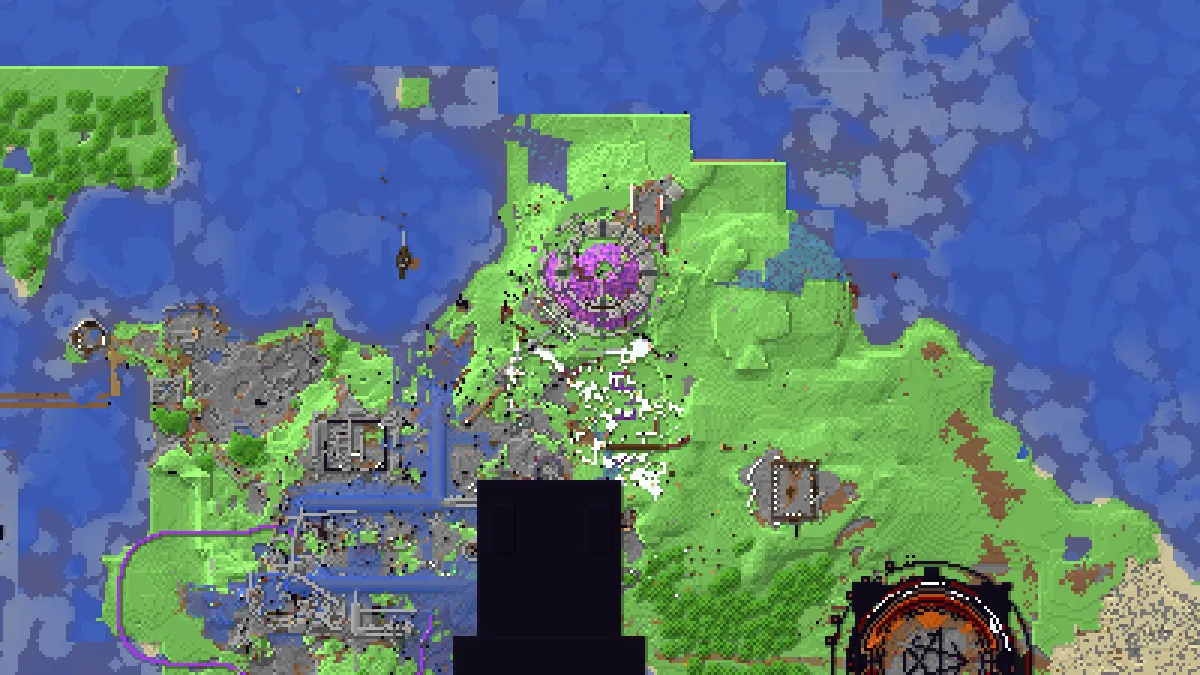l19w17 Dragon head on 2b2t