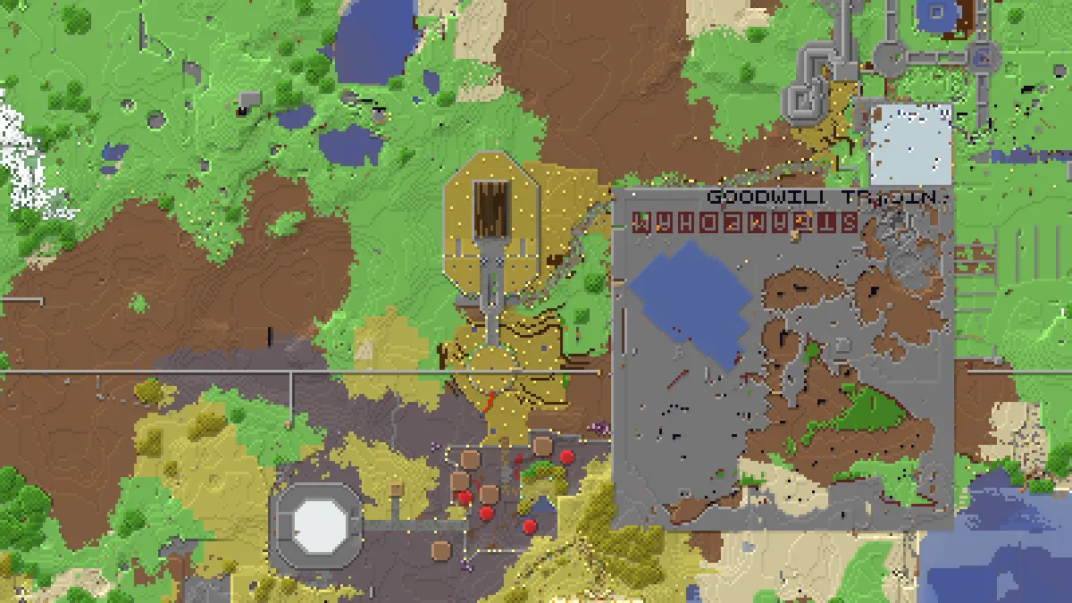 l21w36 Drained lake lodge on 2b2t