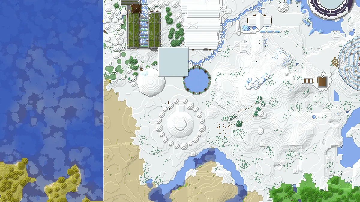 l21w51 Christmas igloo on 2b2t