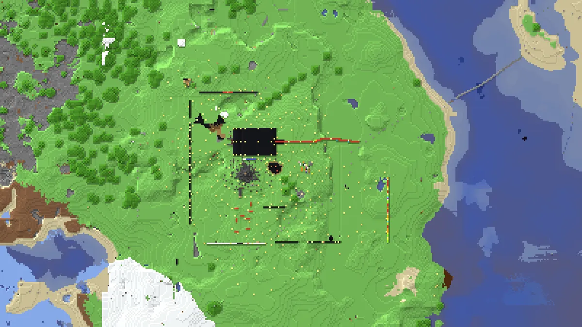 l25w33 nyan cat pixel art lodge on 2b2t