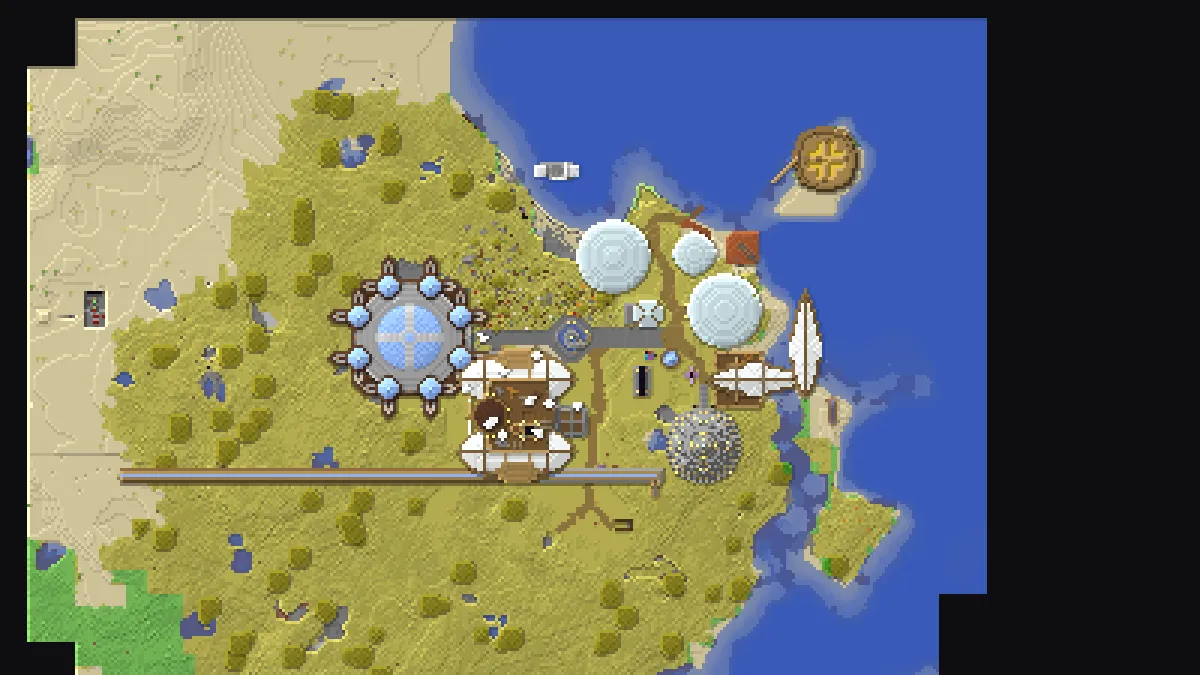 Lonely Town on 2b2t