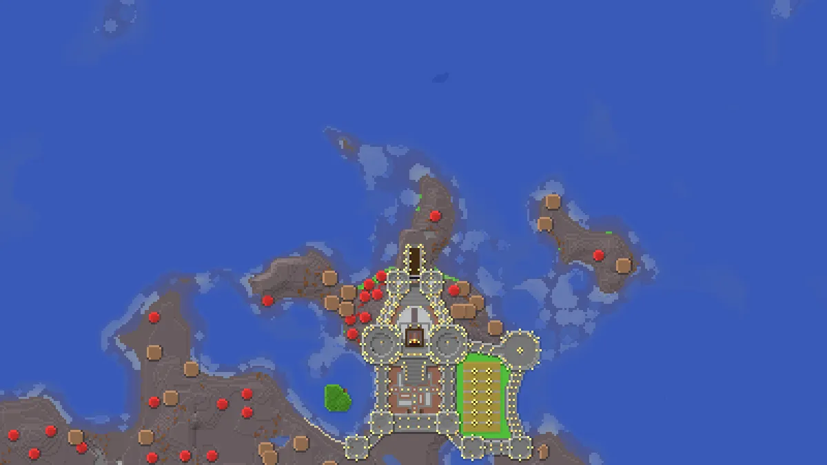 Lorq Fortress on 2b2t