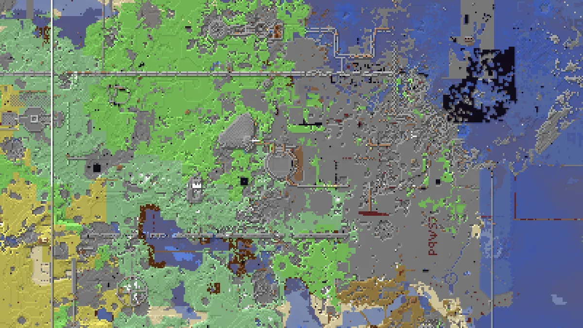 NFE ruins on 2b2t