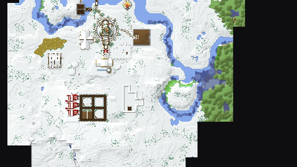 North Pole on 2b2t