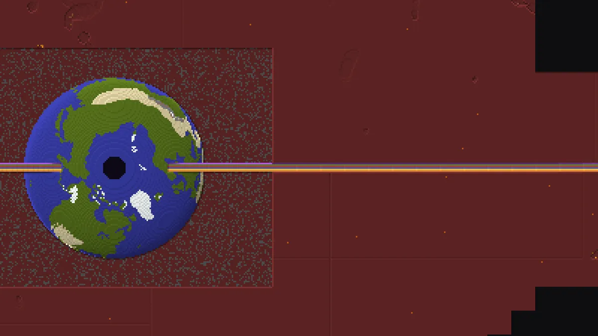 Orbis Terrarum x-30m Nether on 2b2t