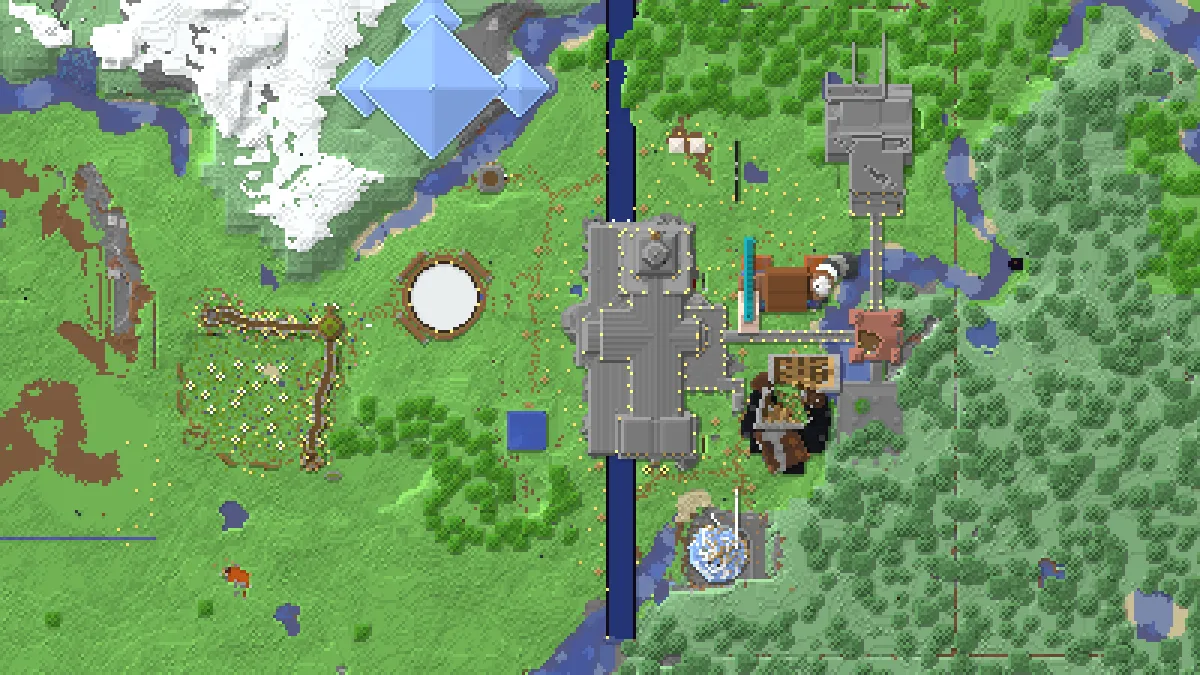 Rusher War 5 year anniversary base on 2b2t