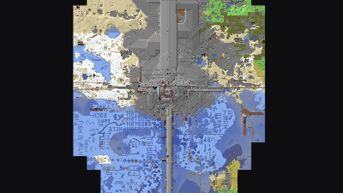 Southern Canal start on 2b2t