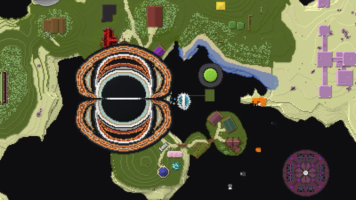Spawnfuer in Space on 2b2t