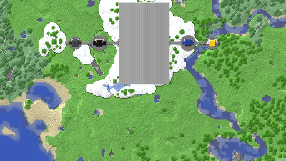 Stinkys skybase on 2b2t