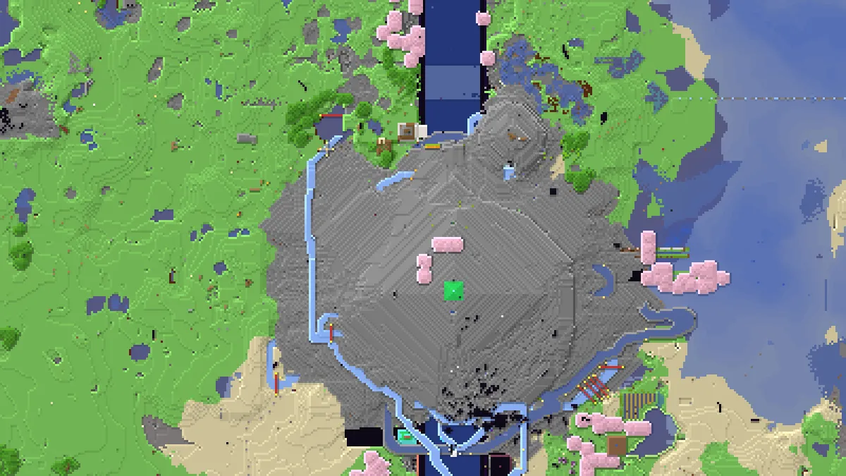 Trading Post 19k on 2b2t