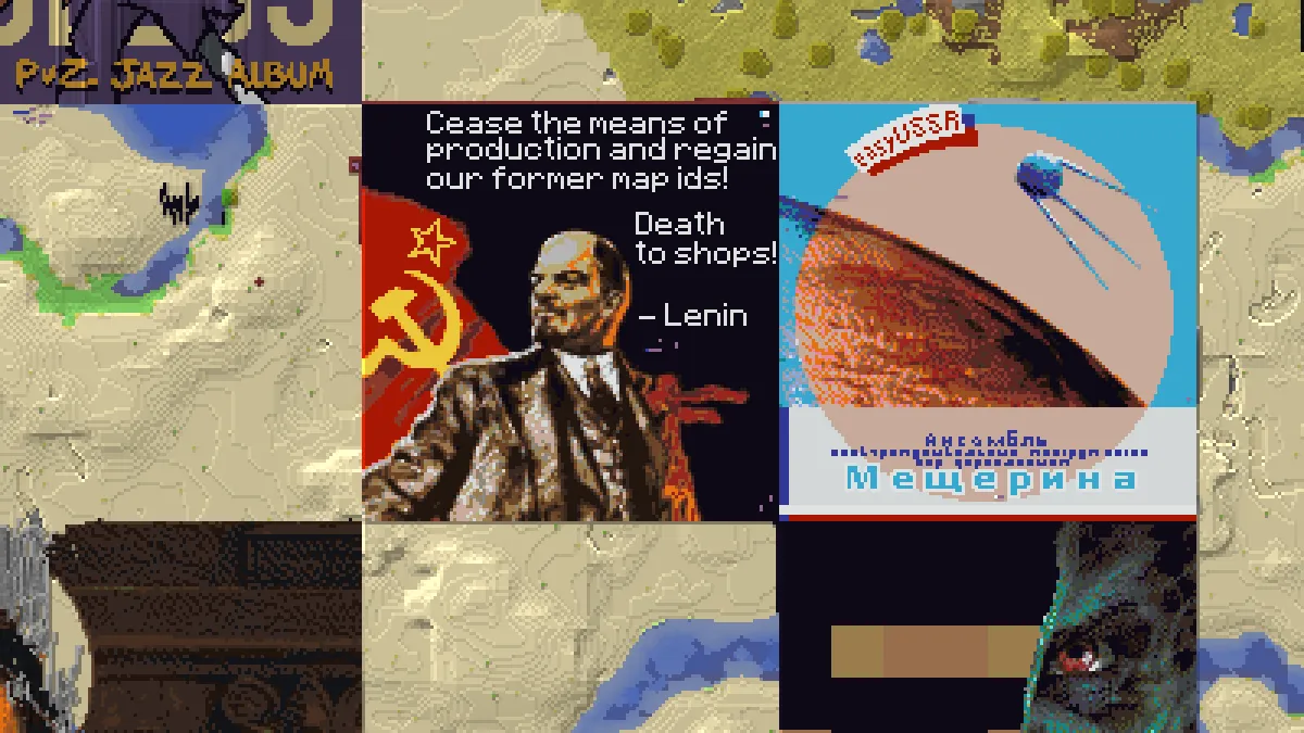 Yqe SkyBlock Void map art area 2 on 2b2t